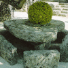 Coral Castle - Table with flowers