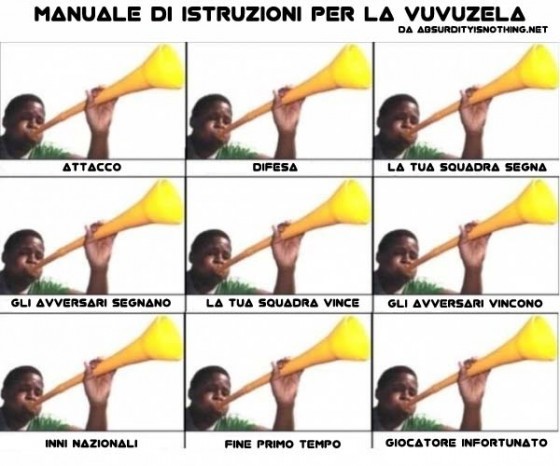 Istruzioni Vuvuzela
