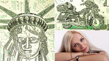 Arte con i dollari